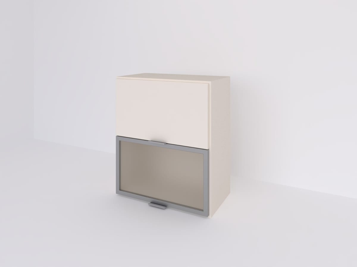 Alacena 60 x 60 vidriada con ALUMINIO