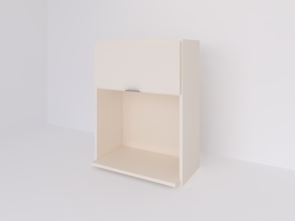 Alacena 60 x 80 portamicroondas con puerta rebatible