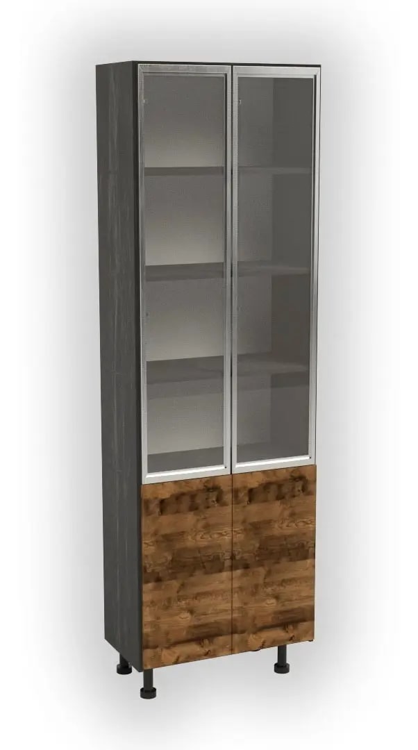 Despensero 180 x 60 vidriado con ALUMINIO
