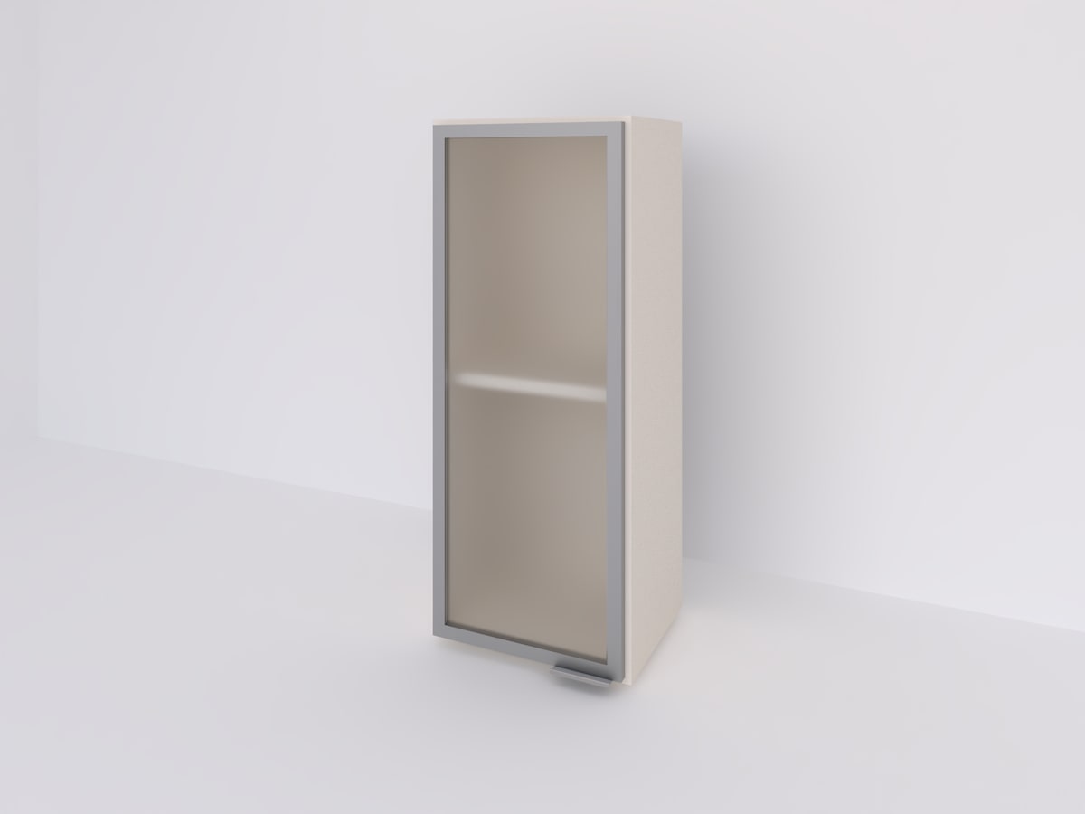 Alacena 30 x 80 vidriada con ALUMINIO